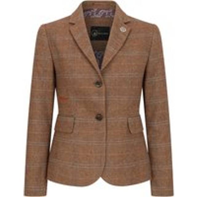 TPSTZ - Formal Tweed Woll Blend Blazer Office Work - Light Brown - 20