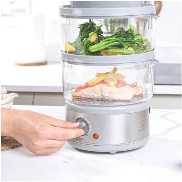 Salter Kuro 7L Food Steamer, Black