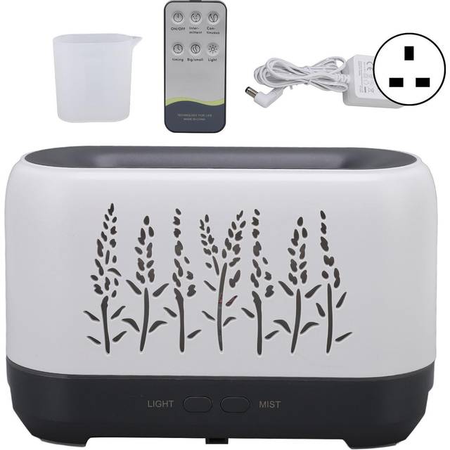 200ml Flame Humidifier Super Quiet Essential Oil Diffuser with Flame Light for Home Office 100?240V