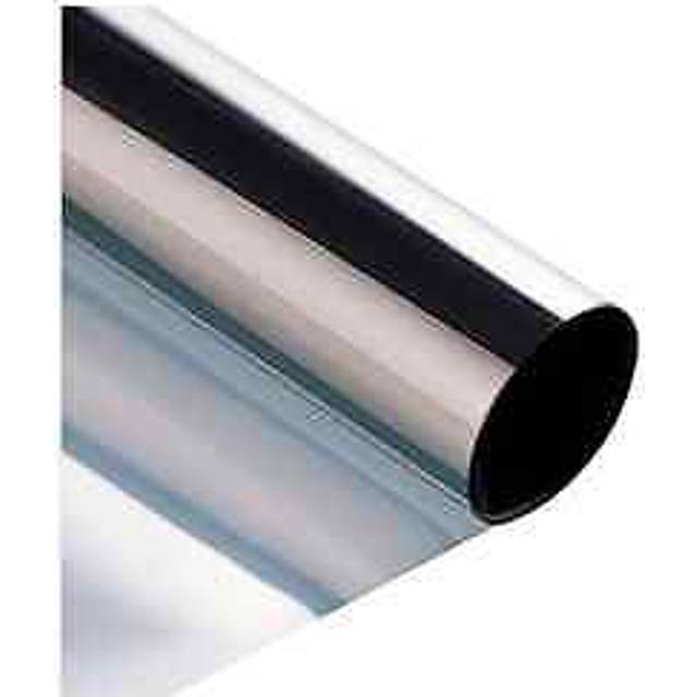 Mirror silver 20% solar reflective window film one way privacy tint 76cm x 2m