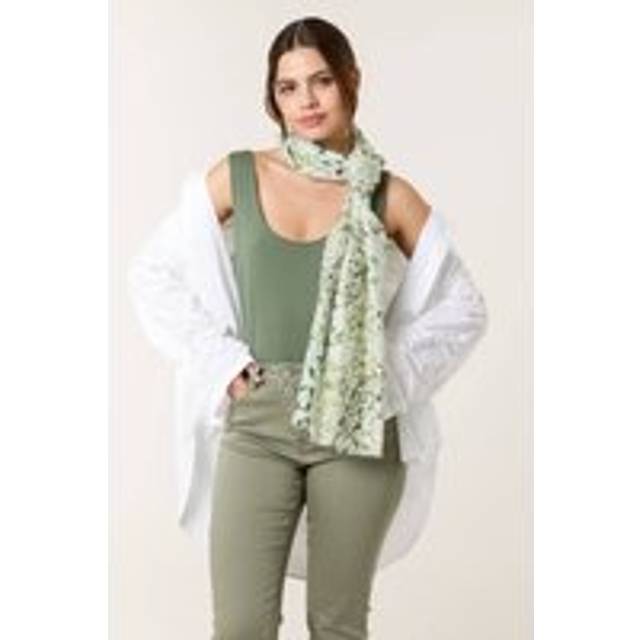 Printed Scarf - ONE / GREEN