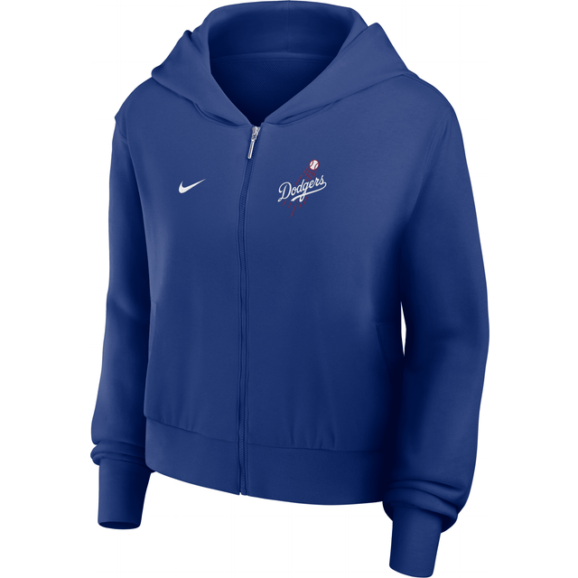 Los Angeles Dodgers Nike Lightweight Full Zip Hoodie - Womens