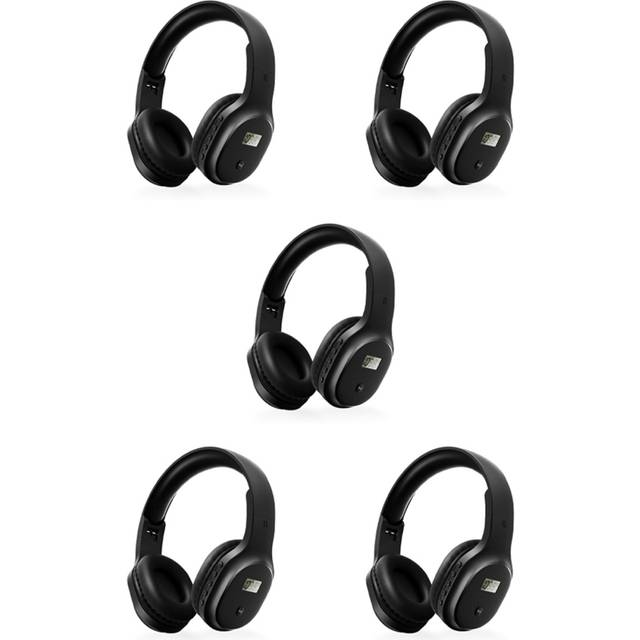 5X Portable FM Radio Headphones Wireless Bluetooth Headset for Jogging, Mowing, Cycling, Receiver