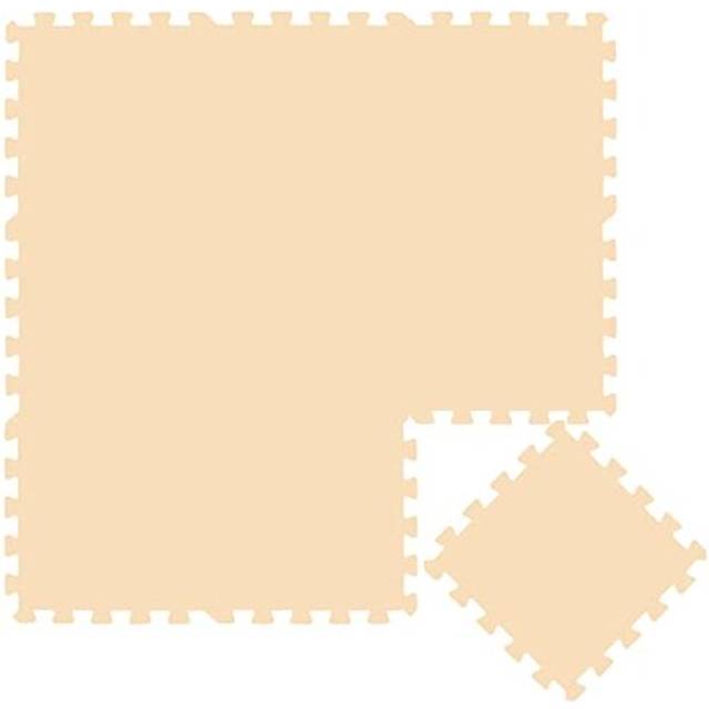 LittleTom 9 tjocka golvmattor - spädbarn och barn från 0 månader 30 x 30 fyrkantiga pusselplattor i EVA-skum