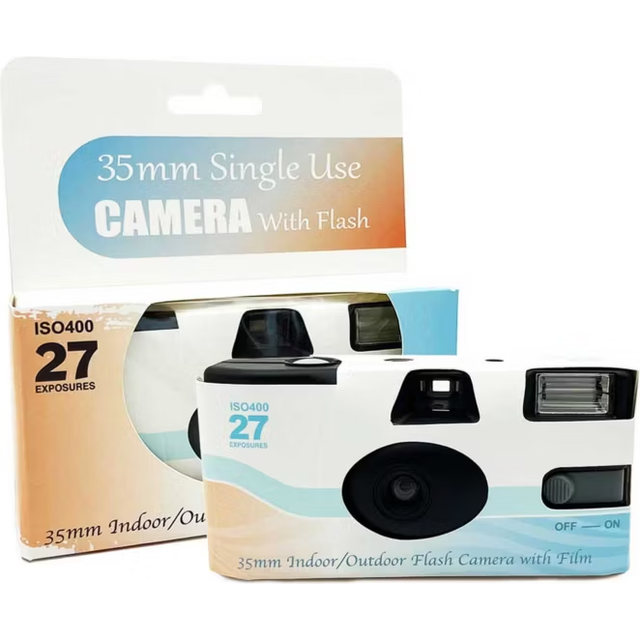 Vintage Disposable Camera 27 Exposure