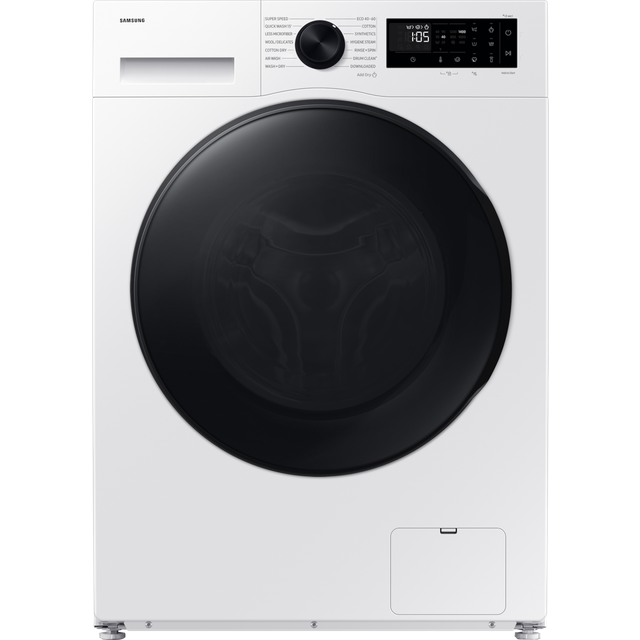 Samsung WD90DG5G34BEEU Freestanding Washer Dryer, 9kg/5kg Load, White