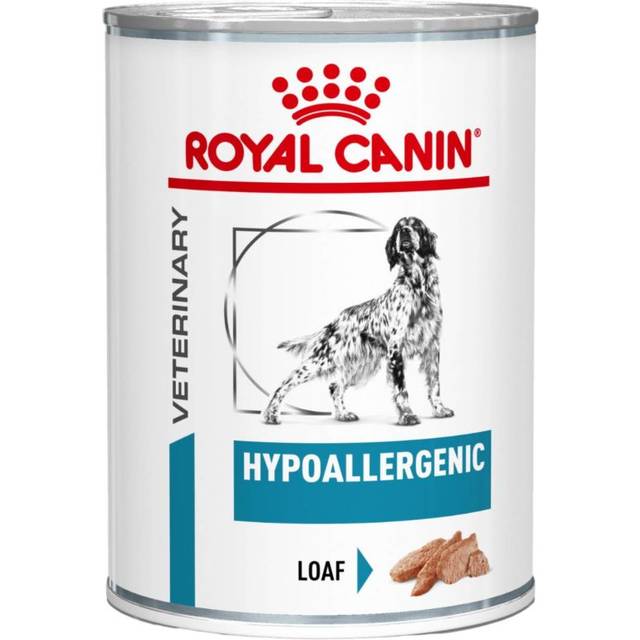 Royal Canin Veterinary Diets Dog Derma Hypoallergenic Loaf Can våtfoder för hund 400 g