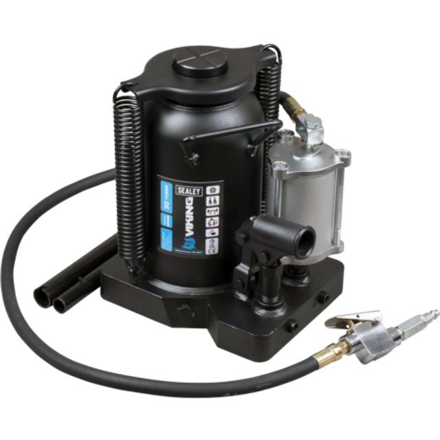 Viking Manual/Air Hydraulic Bottle Jack - 30 Tonne