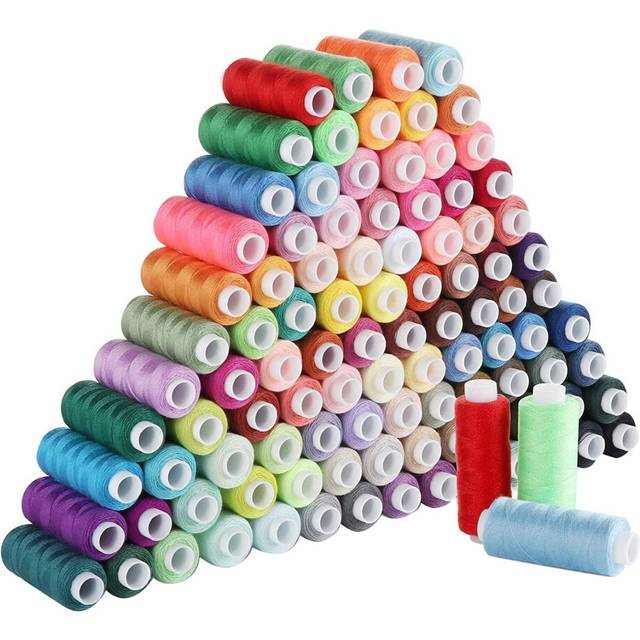 moresk-Sewing Thread Set 100 Colour 250Yd Each Spool for Hand/Machine