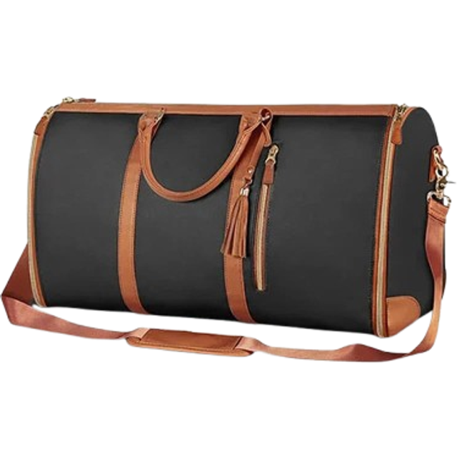 Weekend Bag - Svart/brun