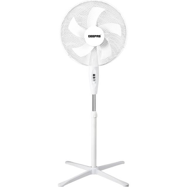 16" Pedestal Fan White 3 Speed 45W