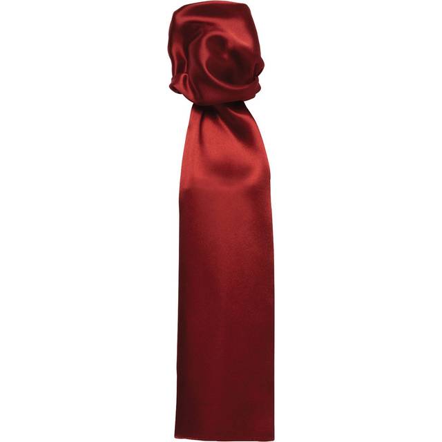 (One Size, Burgundy) Premier Colours Plain Scarf