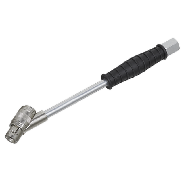 Sealey Connector Twin Clip-on Type for Tyre Inflators 1/4" BSP Fitting