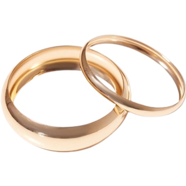 Gold Simple Bangle Multi Pack, Yellow - One Size