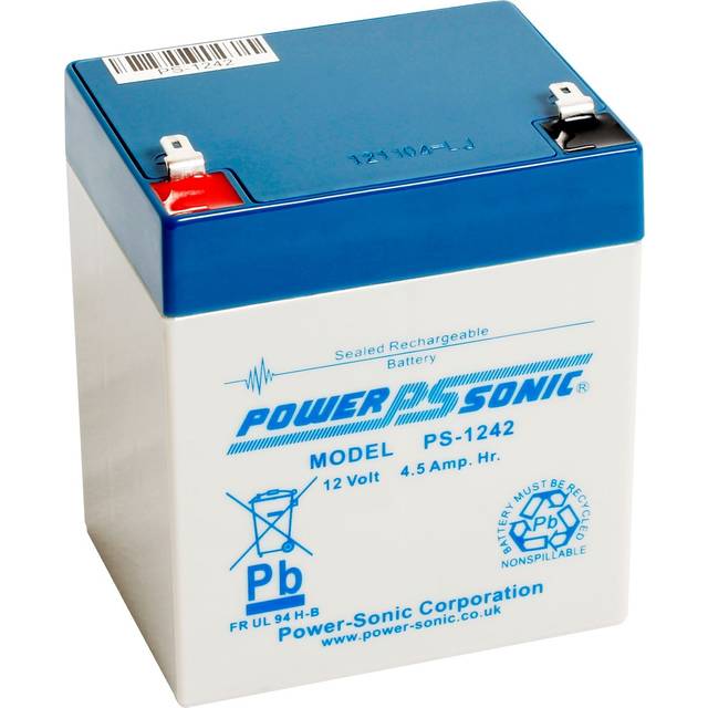Powersonic PS-1242 12V 4.5Ah Sealed Lead Acid SLA Battery