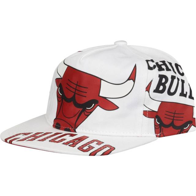Mitchell & Ness - NBA Vit snapback Keps - Chicago Bulls In Your Face Deadstock White Snapback @ Hatstore