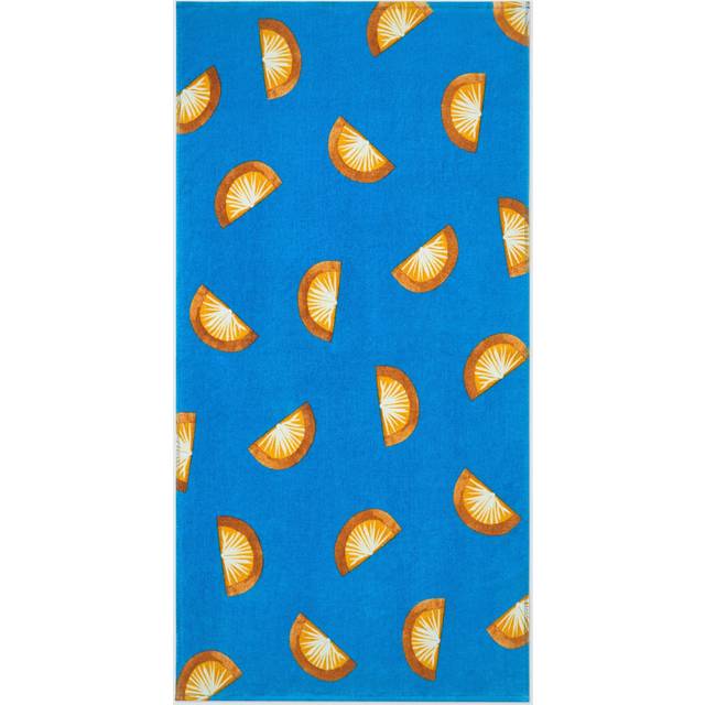 John Lewis Oranges Beach Towel, Blue