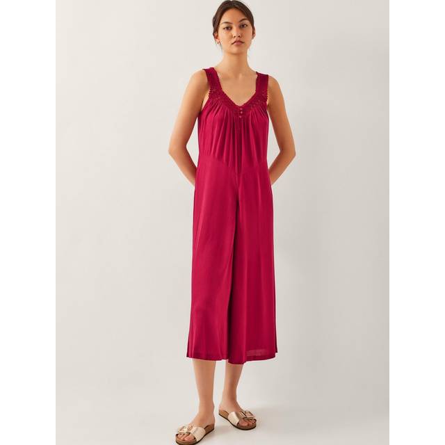 Monsoon Rachel Sleeveless Cropped Culottes Jumpsuit