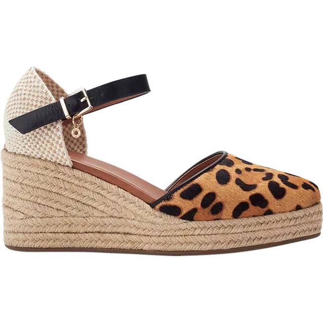 Moda in Pelle Earll Leopard Print Espadrille Sandals