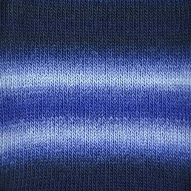 Wool for shawl Mandala 03 Medium Blue Multicolor - Plassard