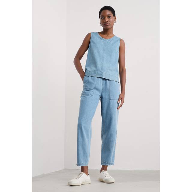 Sholl Denim Joggers - Light Wash