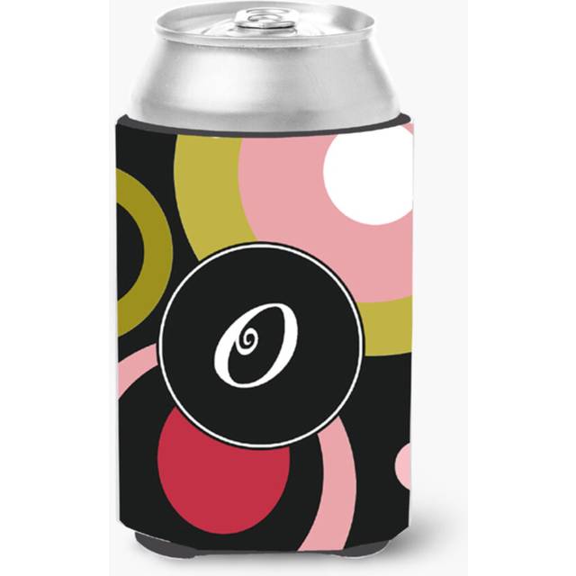 Monogram - Retro in Black Can or Bottle Beverage Insulator Hugger AM1001