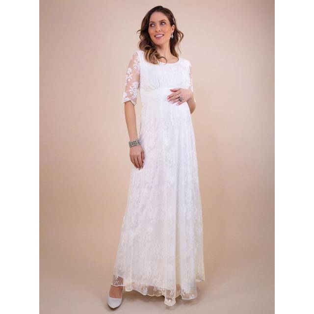 Tiffany Rose Esther Lace Maternity & Nursing Wedding Dress, Ivory