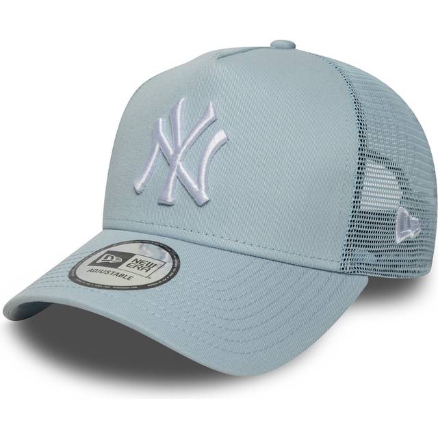 Cap New Era New York Yankees MLB League Essential 9FORTY A-Frame Trucker Adjustable Cap Pastel Blue Universal (Universal)