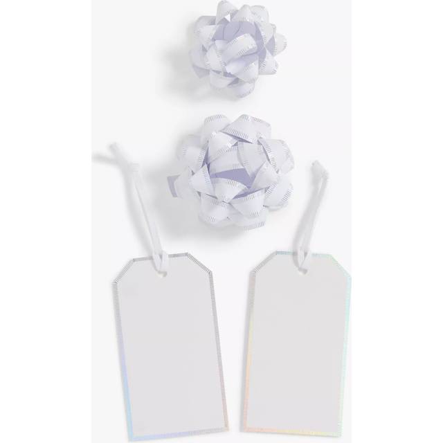 John Lewis Foil Stamped Gift Tags & Bows Set