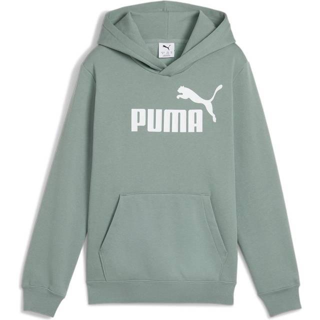 PUMA Ess No. 1 Logo Fleece Hoodie Youth, Green Moon, size 7-8 Youth (7-8 Youth)