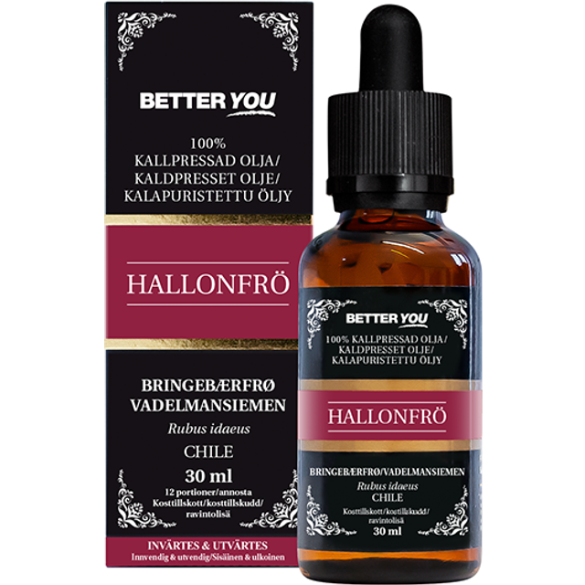 Better You Hallonfröolja Kallpressad 30 ml