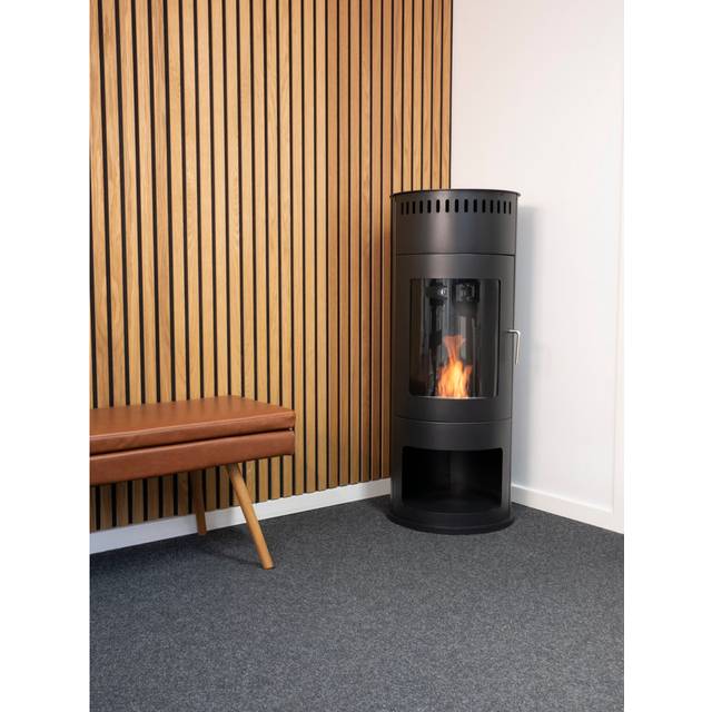 Washington - Bioethanol Wood- burning Stove - Black
