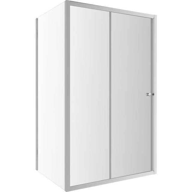 Bridgeway Semi-Frameless Single Sliding Shower Door (1,850mm H X 1,100mm W)