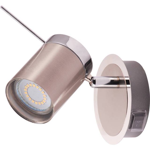 Spotlight - Brushed Nickel (18cm H X 10cm W X 11cm D)