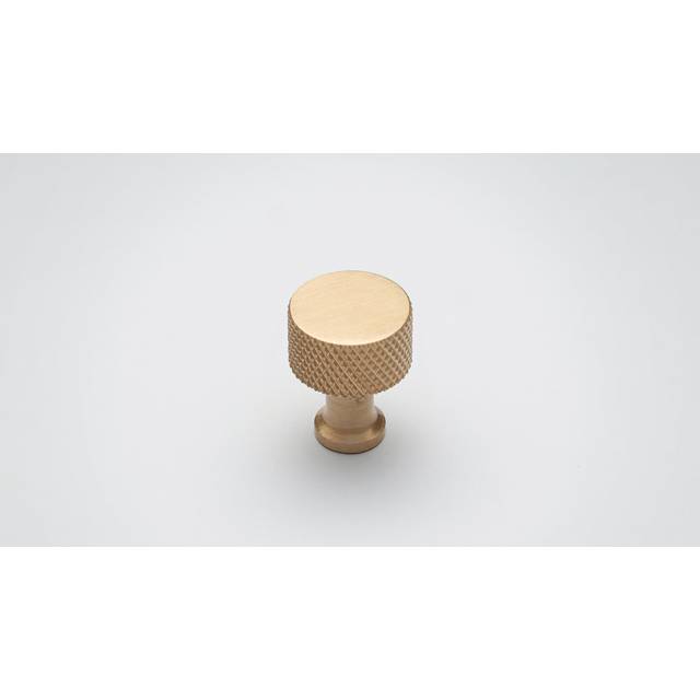 Tarri 20mm Diameter Cylindrical Knob Multipack - Brushed Brass (2cm)