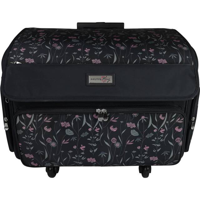 Ebern Designs Fabric Craft Case - Black (51L)