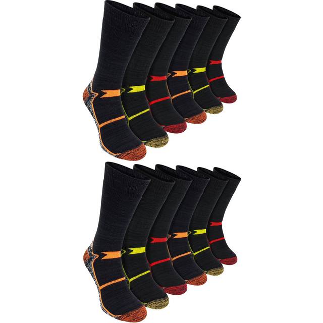 Thermal Ultimate Cotton Rich Work Socks - Burgundy - 6-11