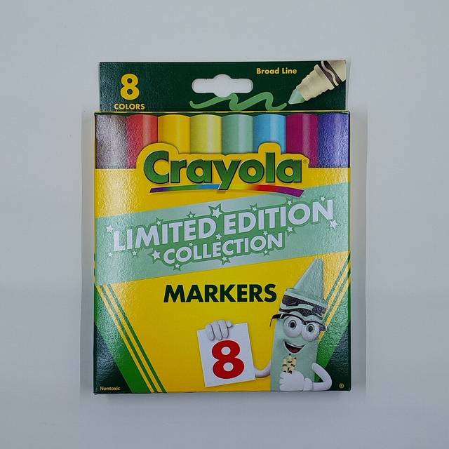 Crayola 8 CT Markers - Limited Edition - Arts & Crafts for Ages 3 to 9 - Fat Brain Toys