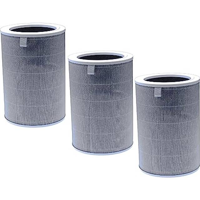 vhbw 3 x HEPA-filter kompatibelt med Xiaomi Mi Air Purifier 2H, 2S, 3H, Pro, 2, 3, 2C, 3C luftrenare – ersättningsfilter