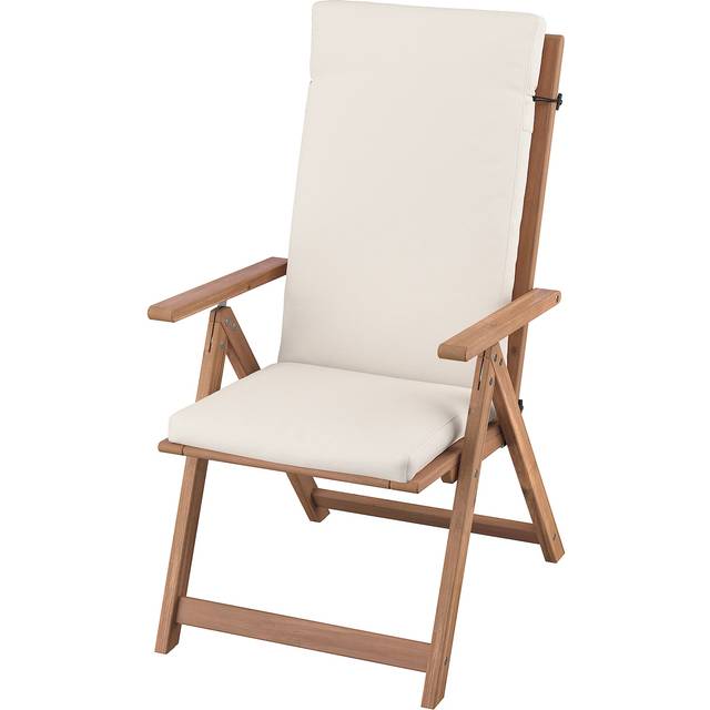 NÄMMARÖ positionsstol, utomhus, ljusbrunlaserad/Frösön/Duvholmen beige
