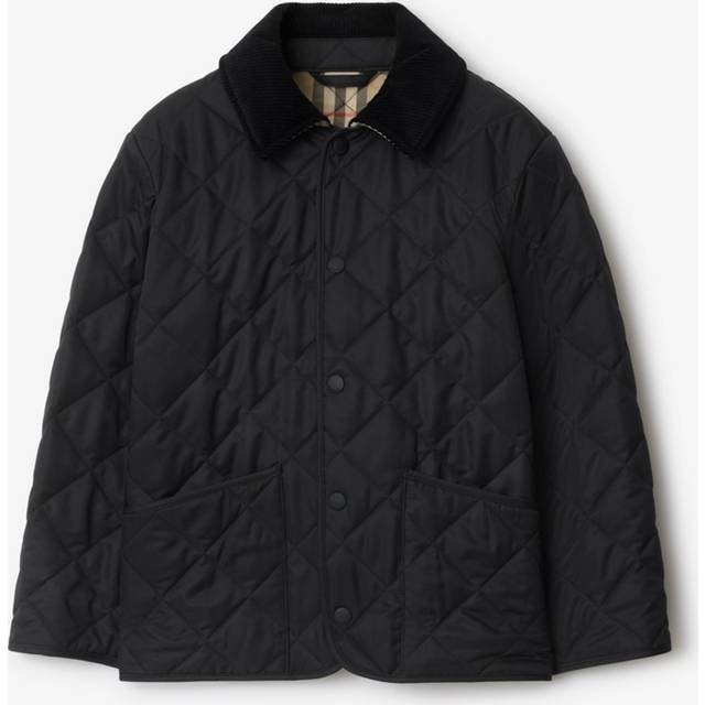 Burberry Childrens Quilted Barn Jacket - Black - 8Y