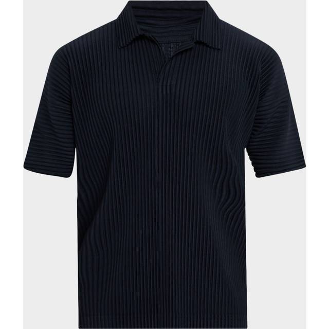 HOMME PLISSE ISSEY MIYAKE | Blue BASICS polo shirt | Man | 2 - blue (2)