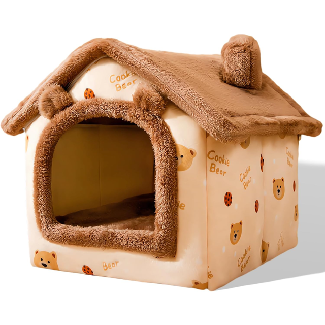 SEOUGEE Dog House, Portable Cat Kennel Bed Indoor