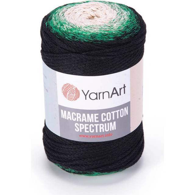 Yarn Art Macrame Cotton Spectrum Macrame Cord 8.80 Oz  246.06 Yds 80% Cotton Macrame Rope Multicolor Macrame  Colorful Macrame Yarn Weight Worsted - A