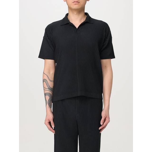 Polo Shirt HOMME PLISSE' ISSEY MIYAKE Men color Black - 3