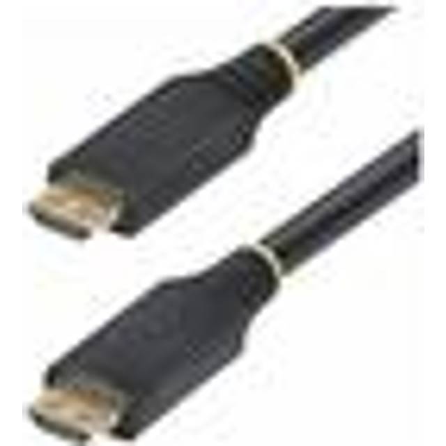 StarTech.com 35ft (10.6m) Active High Speed HDMI Cable with Gripping Connectors, 4K 60Hz/1440p 144Hz, HDR10/HDCP 2.2/ARC, 18Gbps, UHD HDMI 2.0 Cord for TV/Monitor/Display, TPE Jacket