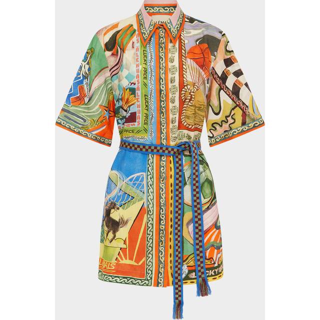 Lucky Pace Mini Dress - MULTI - 6