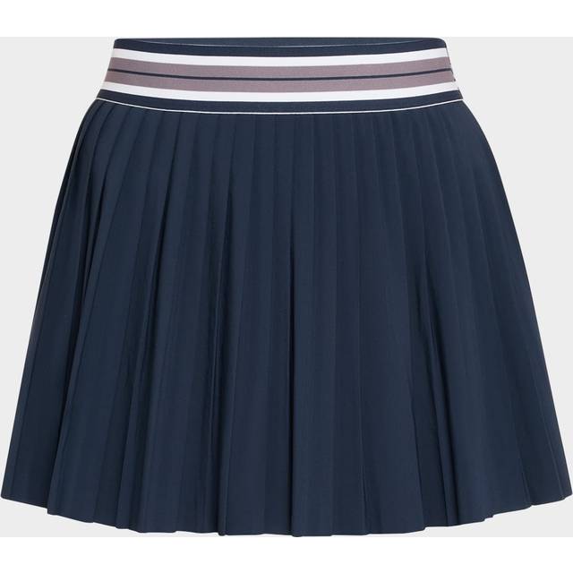 If You Pleats Tipped Elastic Mini Skirt - NOCTURNAL NAVY - Small