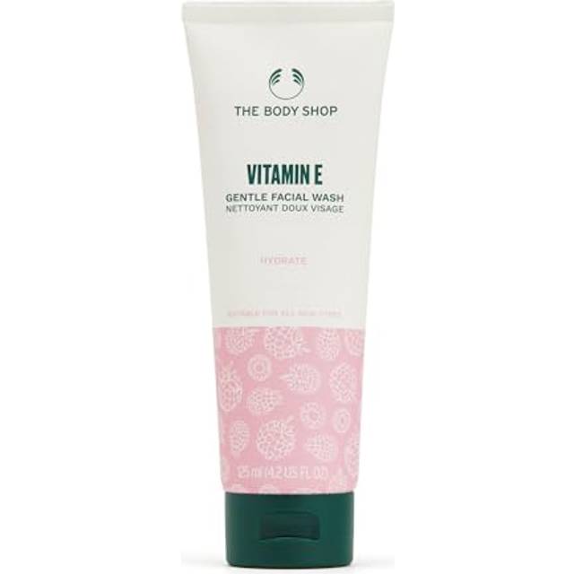 The body shop vitamin e gentle facial wash, 125 ml for all skin types