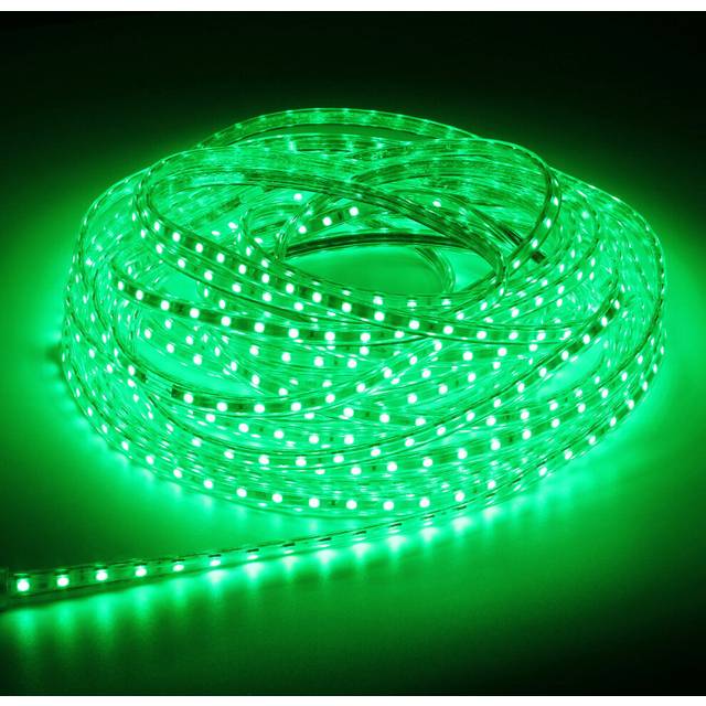 (Green) 1M Flexible Waterproof 60 LED SMD5050 Strip Light Set with Switch and DC12V Power Adapter